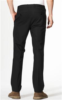 Microcheck Straight Leg Trousers x0088, , large image number 1