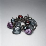 Light Hematite Bracelet x0082