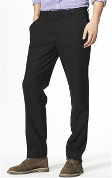 Microcheck Straight Leg Trousers x0088, , large image number 0