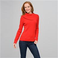 Long Sleeve Button Out Turtle Neck x0066