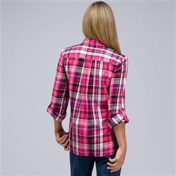 Roll Sleeve Shirt x0033, Multi, large image number 1