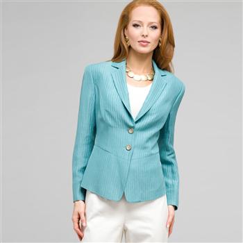 2 Button Front Jacket x0024, Surf, large image number 0