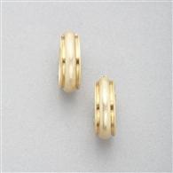 Worn Gold Hoop Earring x0042