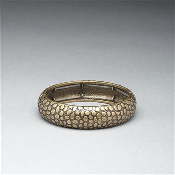 Gold Stretch Bangle, Gold, large image number 0