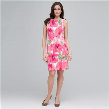 Floral Sheath Dress. x0067, Pink Gem Combo, large image number 0