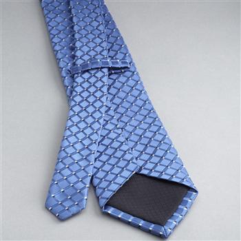 Checked Silk Tie x0054, , large image number 1