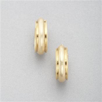 Worn Gold Hoop Earring x0042, Gold, large image number 0