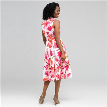 Floral Dress x0066, Hot Pink Combo, large image number 1