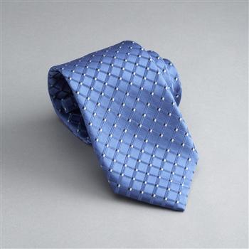 Checked Silk Tie x0054, , large image number 0